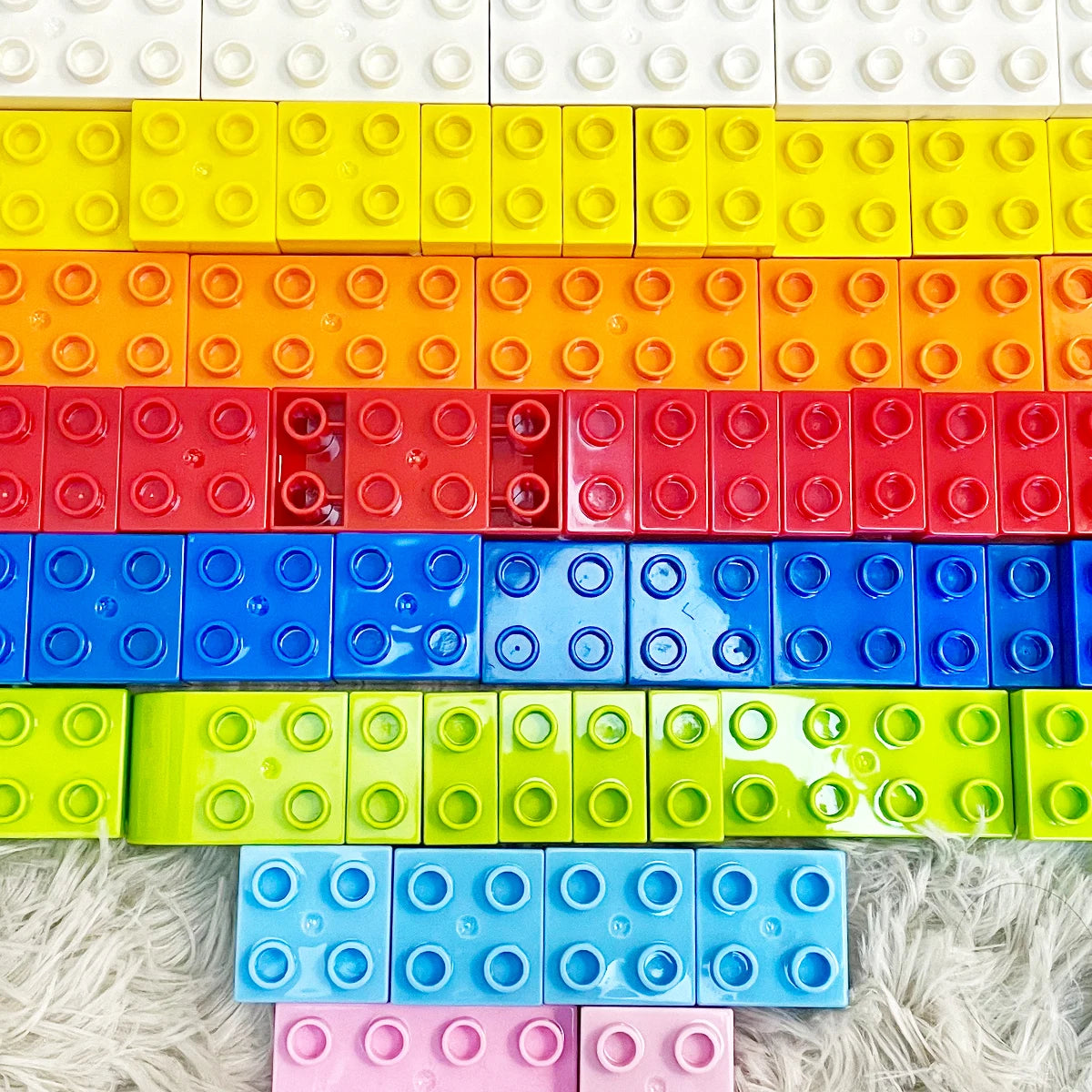 62-310 pieces DIY Building Blocks Bulk Compatible with Duplo Animals Marble Run City Classic Bricks Assembly Model Kids Toys