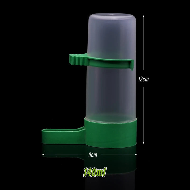 1Pcs Pet Bird Parrot Automatic Drinker Cups Feeder Bottle Bird Cage Parrot Feeding Tool Automatic Feeder Bowls And Drinkers