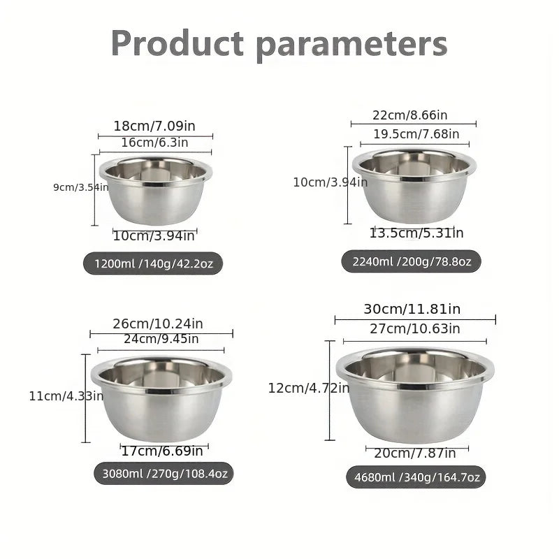 KEMORELA Large Stainless Steel Dog Bowls Metal Premium Bowl for Pets Sturdy and Durable Thick Smooth Metal Food and Water Dishes