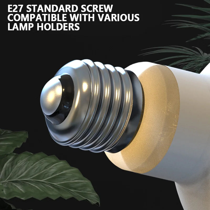25W-100W E27 Reptile Heating Lamp Bulb UVA Heating Light Lizard Calcium Supplement Lamp Amphibians Terrarium Lighting Supplies