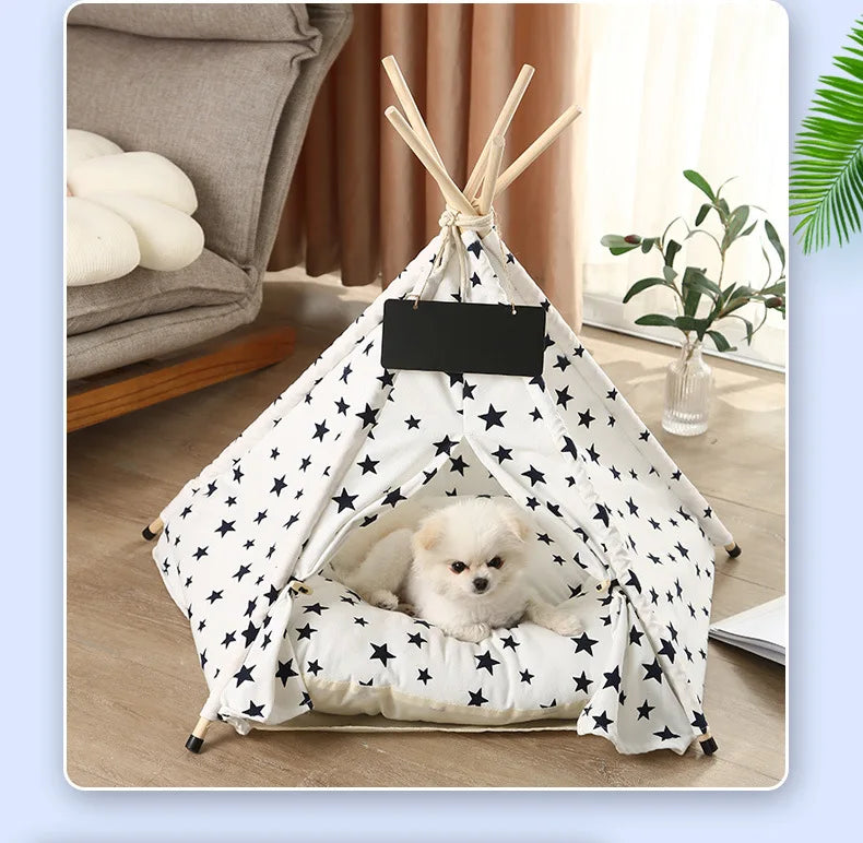 Dog kennel cat nest pet cat tent nest mat winter warmth and washable cat house cat house kitten cat tent  Pet Bed