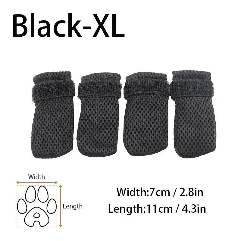 4 Pcs Cat Socks Anti-Scratch Anti Skid Protective Cats Shoes Elastic Soft Fabric Non-Slip Kitten Foot Cover Pet Supplies