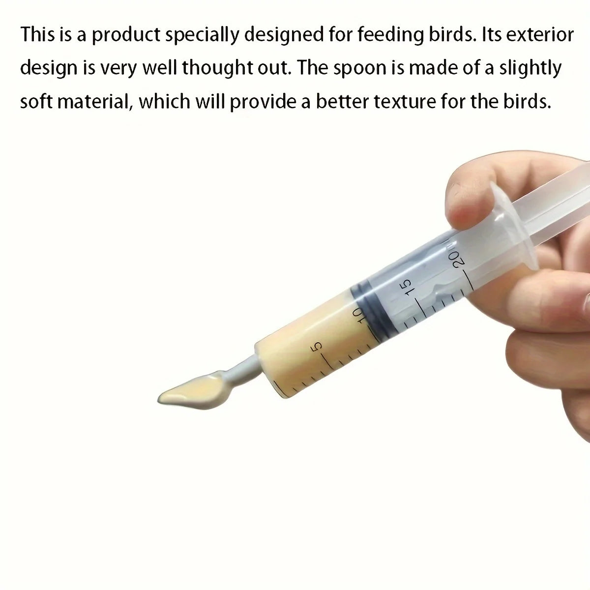 4pcs-Bird feeding syringe, for young birds, bird feeding aid tool, artificial bird feeder