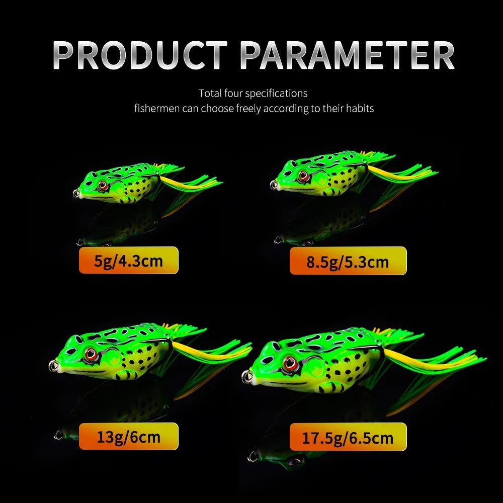 Jig Frog Crank Bait Tackle Crank Bait Bass Bait Wild Crank Hanging Fishing Hard Bait Tool Simulation Luya Bait Blackfish Bait
