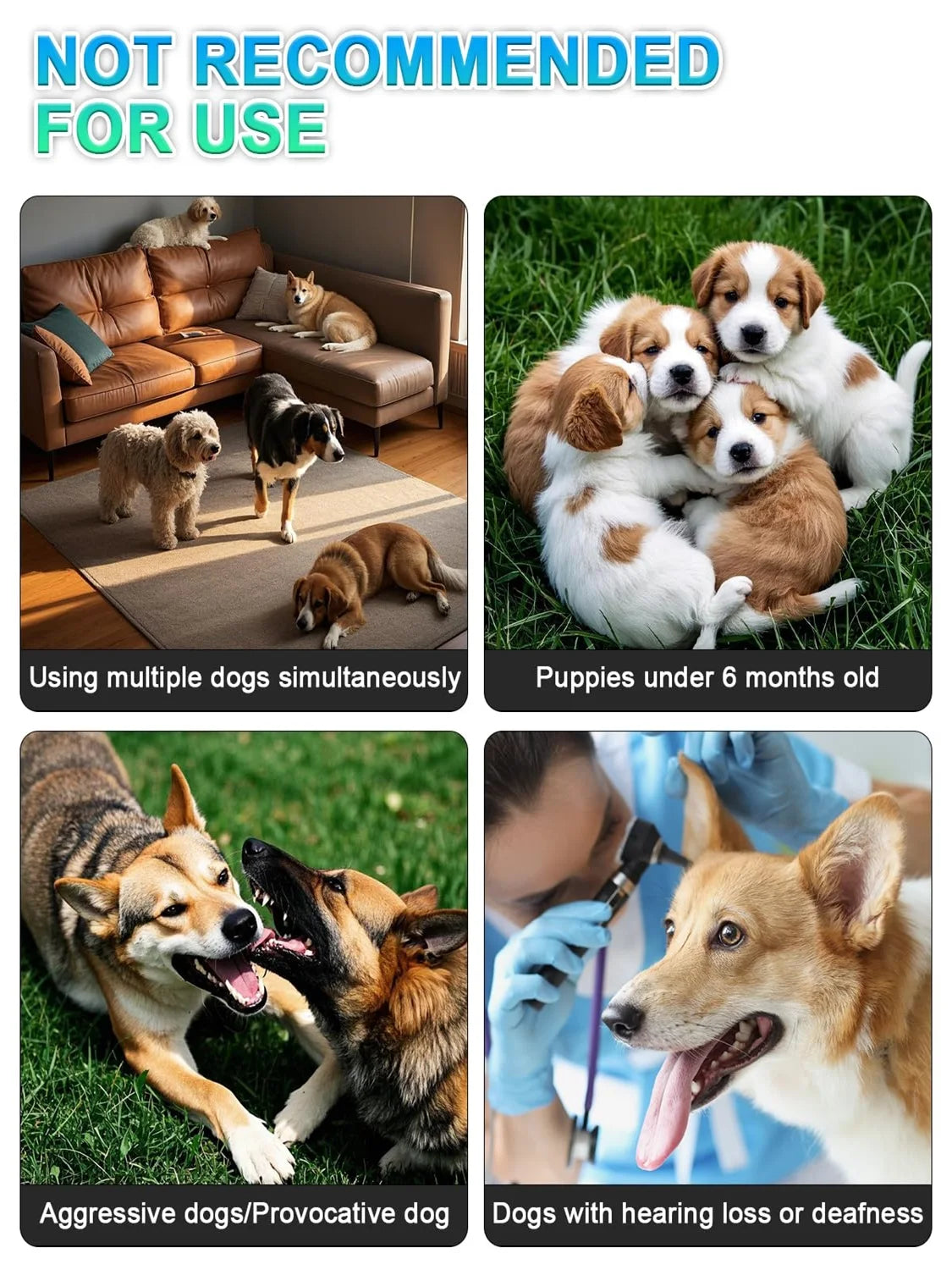 Anti Barking Device for Dogs, 3 Modes Ultrasonic Dog Bark Deterrent Devices Range 33 FT, Safe & Humane Bark Box Indoor Outdoor