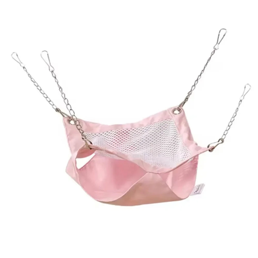 Hammock for Rats Double Summer Cool Net Bed for Hamster House Nest Sleeping Bag Hanging Tree Beds Pet Rat Squirrel Hamster Nest