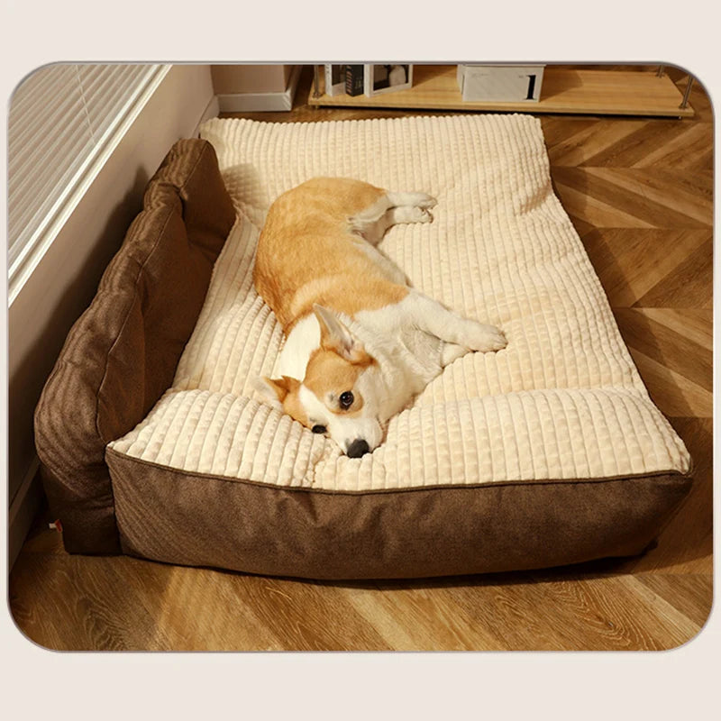 HOOPET Dog Cat Warm Sleeping Bed Cozy Nest Mat Medium Big Dogs Cushion Kennel Cat Pad Pet Supplies