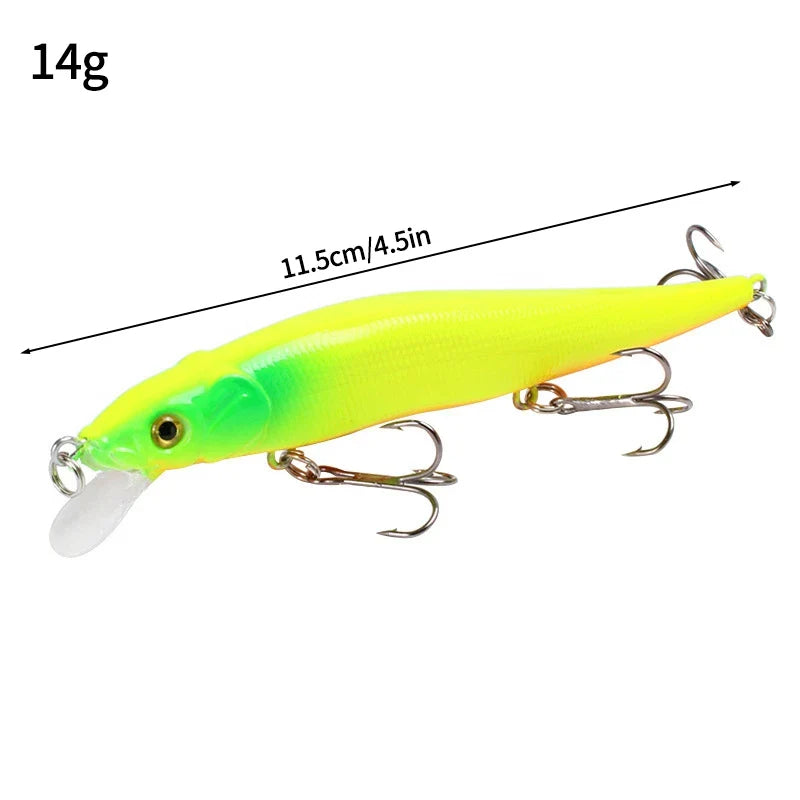 1 Pc Crankbait Wobblers Perch 3D Eyes Artificial Hard Bait Pike Carp Bass Floating Swimbait Saltwater Sea Fishing Pesca