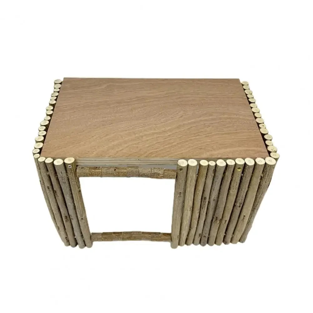 Rabbit Hamster House Teeth Grinding Natural Wood Branches Weaving Hut Chinchilla Nest Hideout Habitat Small Pet Supplies