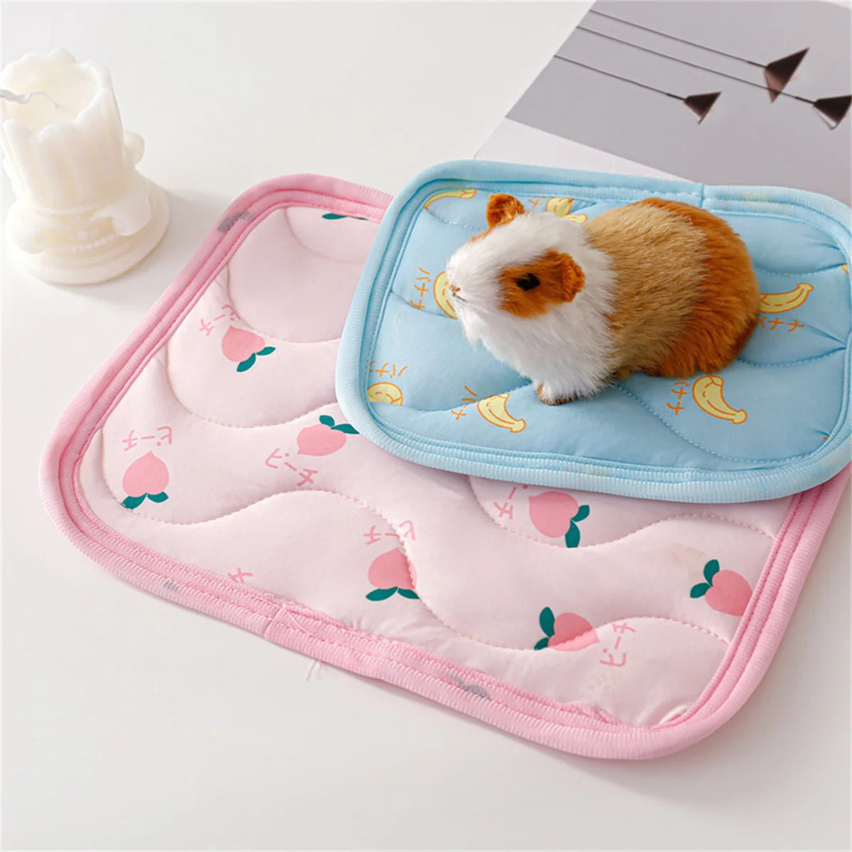 Pet Hamster Nest Pad cool Pet Nest Cozy Cotton Cushion Hamster House Guinea Pig Hedgehog Small Anima cool Bed