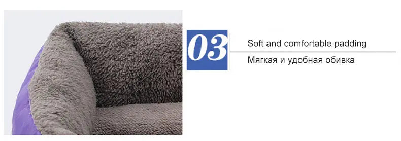 (S-3XL) Large Pet Cat Dog Bed 8Colors Warm Cozy Dog House Soft Fleece Nest Dog Baskets House Mat Autumn Winter Waterproof Kennel