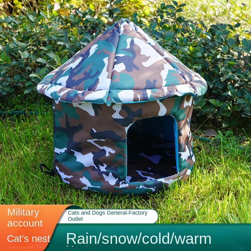 cold cat kennel, dog kennel, oxford cloth, detachable and washable cattery, cat kennel, pet house
