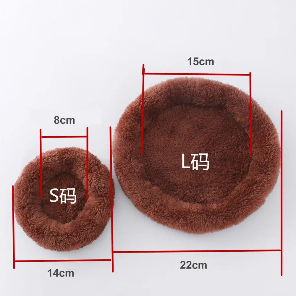 Hamster Bed Circular Hamster Bed Sleep Mat Pad Cute Pet Sofa Hamster Nest  Small Animal Soft Cushion for Hedgehog Squirrel Mice