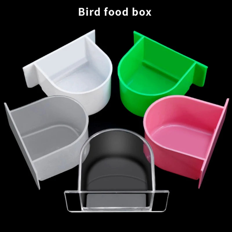 Plastic Hummingbird Feeder Reusable Bird Feeder Lightweight Pet Accessory Practical Feeding Cup Cage Food Water Bowl Bird Feeder