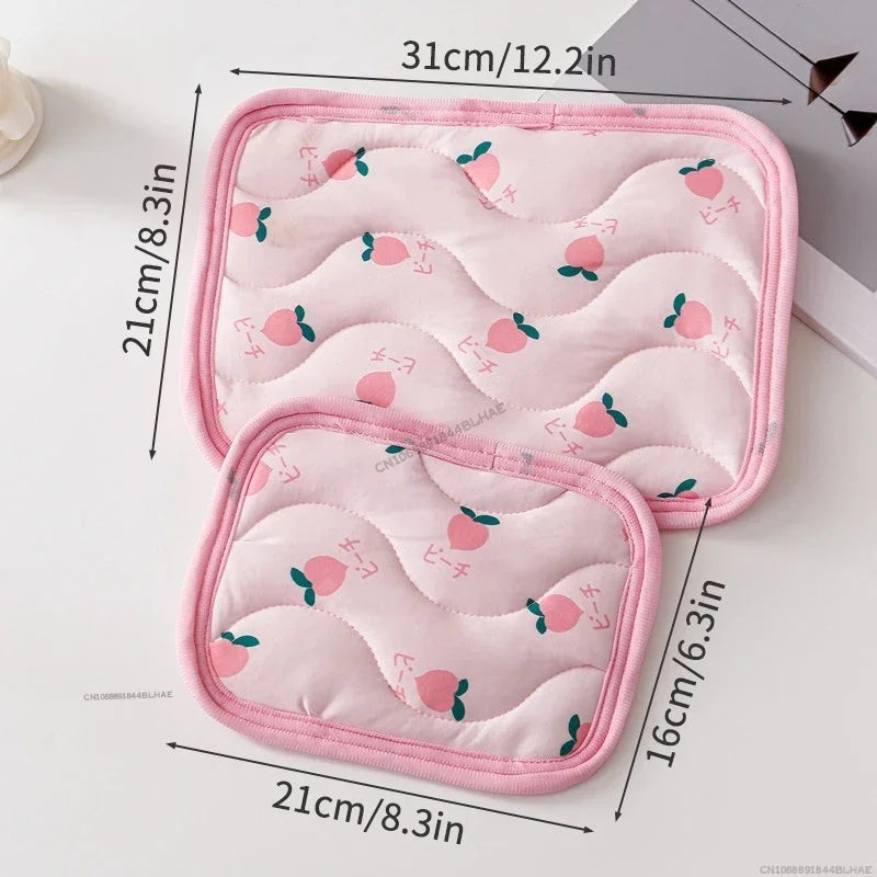 Hamster Cooling Mat Summer Ice Silk Cool Feeling Pet Mat Hamster Kennel Mats Guinea Pig Chinchilla Rabbit Small Pet Cooling Mat