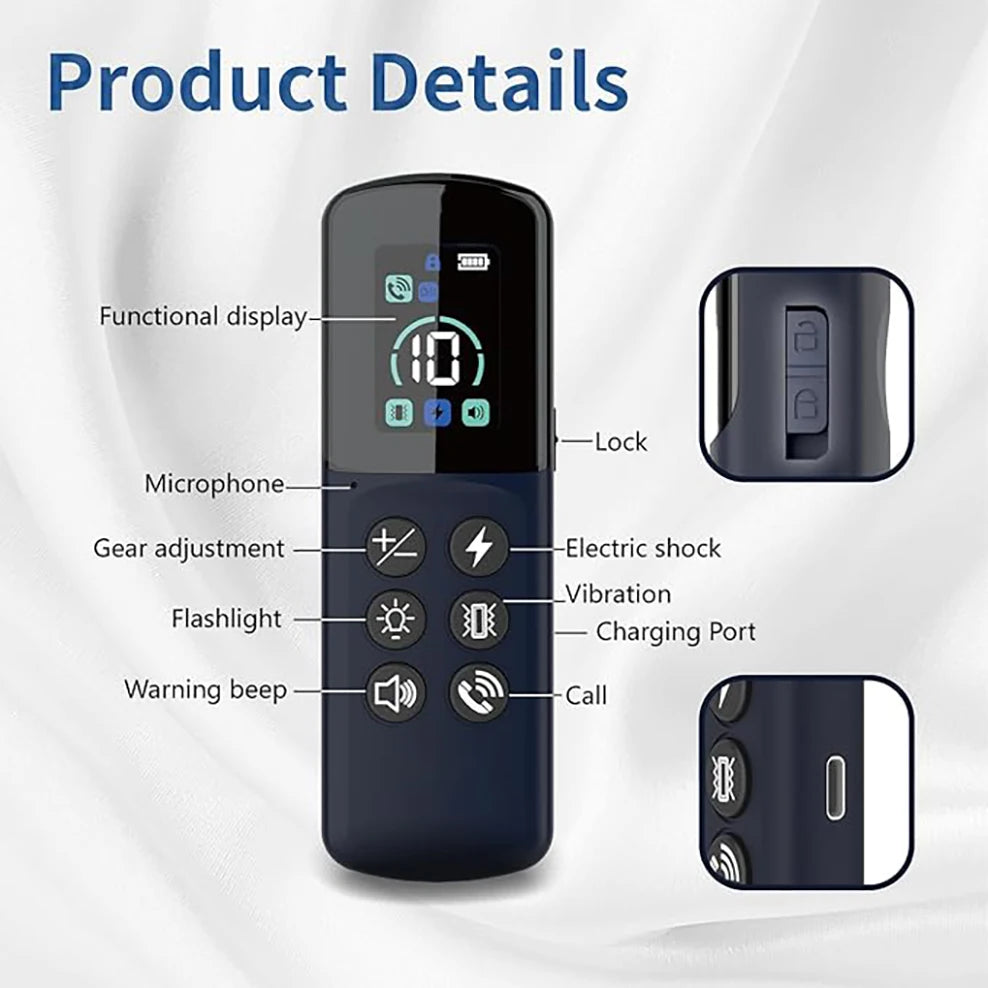 Dog Shock Collar 4900FT Dog Training Collar with Remote Calling E-Collar with Beep Vibration Sheek  Rechargeable Waterproof