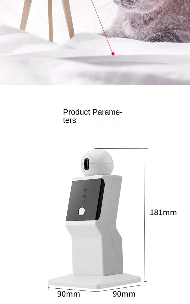 Automatic Cat Toy Laser Robot Liberates Hands Pets Are Free To Play Toys Are Charged Toys Are Playful Suitable For Cat Training