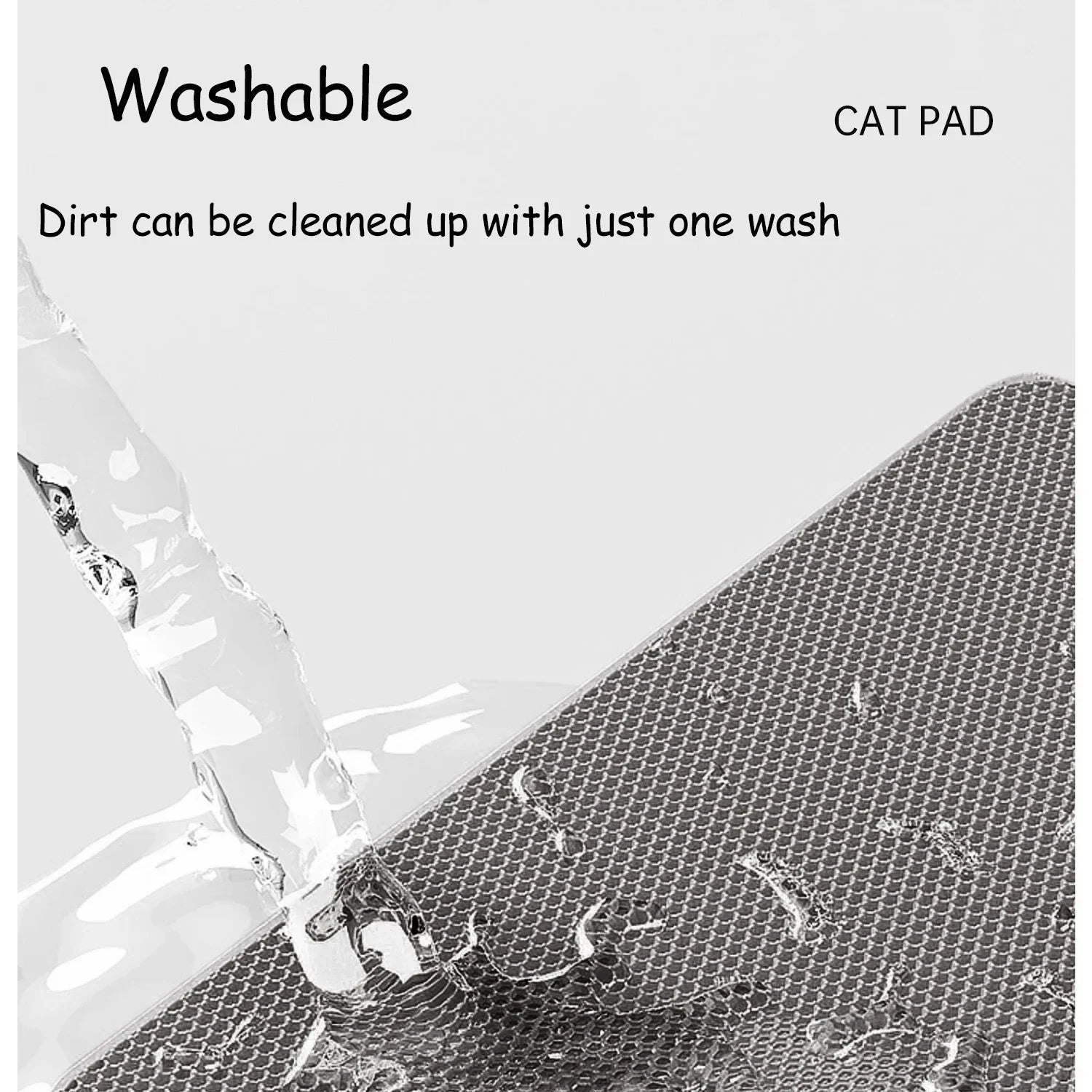60x90cm Cat Litter Mat Waterproof Double Layer Pet Litter Box Mat Pet Toilet Cat Mat Nonslip Sand Cat Washable Pet Clean Mats