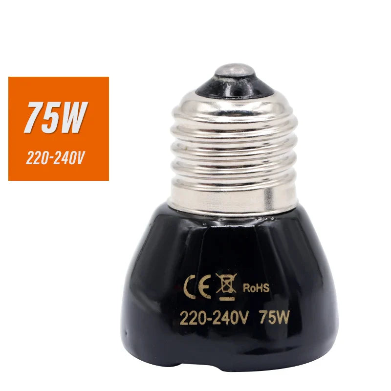 E27 Pet Animal Heat Lamp Preservation Cover Ceramic Lamp Anti-bite Anti-scalding Reptile Warm Lights Accessories Bird Supplies