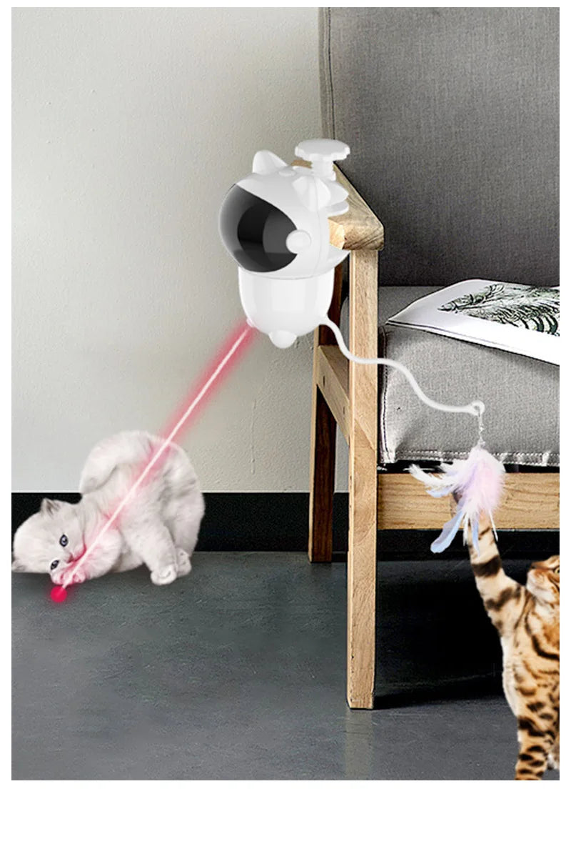 Cat Taser Automatic Infrared Laser Intelligent Interactive Feather Cat Toy Pet Products Мяч Для Собак Большой