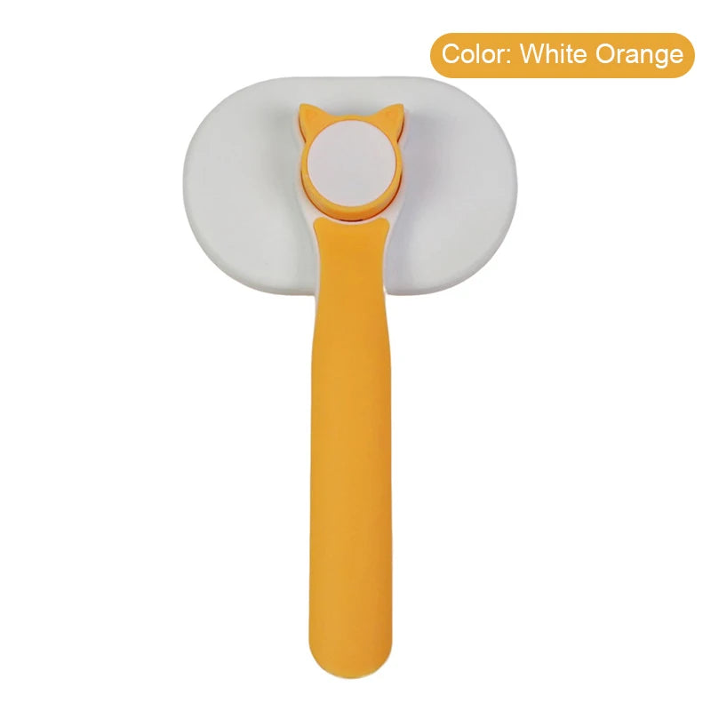Cat Comb Massage Cat Brush Self-cleaning Pet Hair Remover One Button Comb for Cats Hair Cleaning Pet Grooming Brush Pet Products