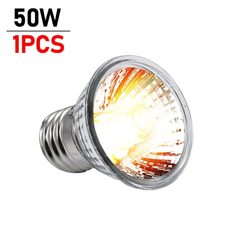 5/1PCS UVB Reptile Heating Lamp Bulb Turtle Basking Promoting Pet Growth Lamp High Quality Sunlamp for Amphibians 25/50/75W
