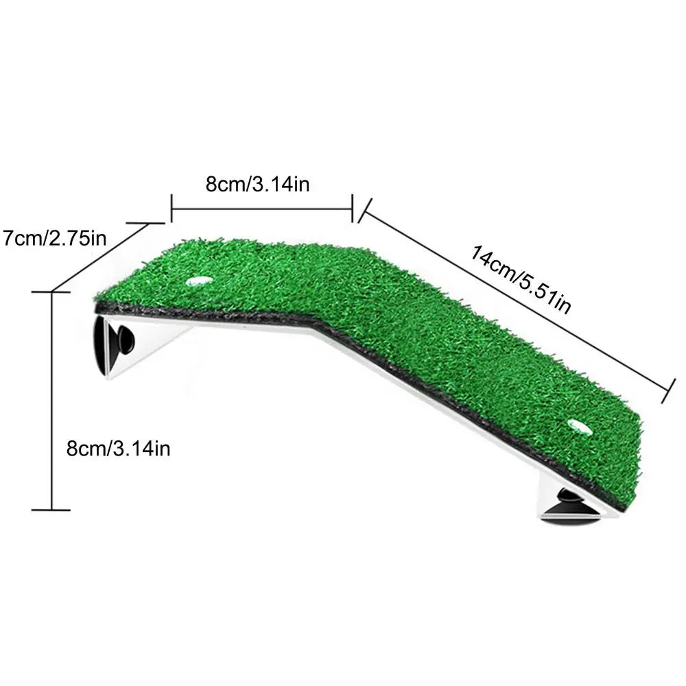 Turtle Basking Platform Simulation Grass Ramp Tortoise Resting Terrace Reptile Lawn Climbing Ladder Aquatic Turtle Tank Accessor