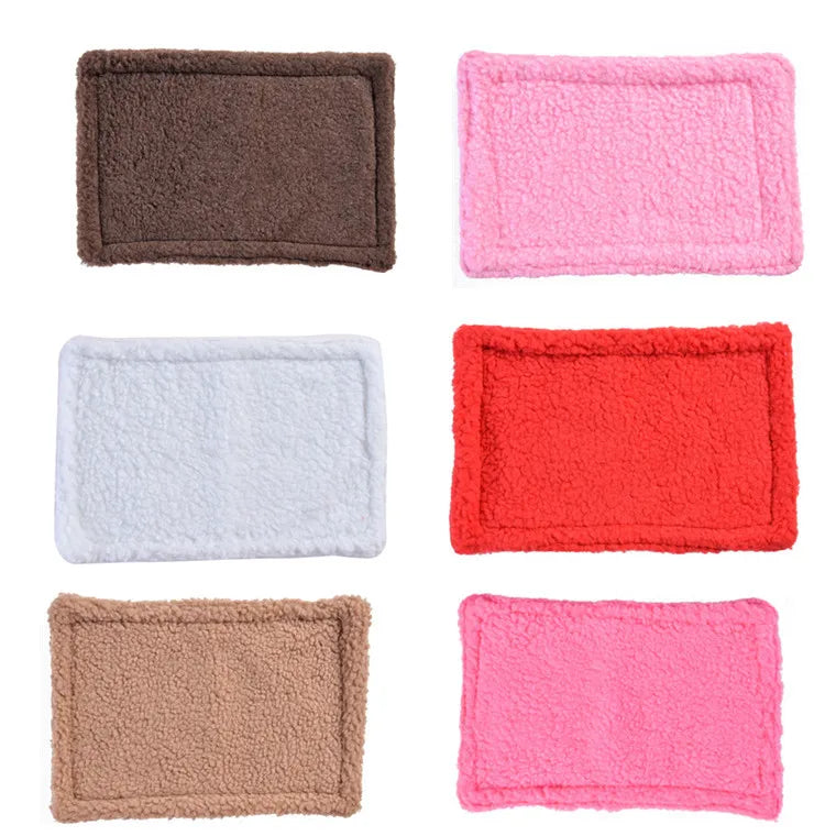 1Pcs Rectangle Hamster Bed Pad Sleep Mat House Pad Squirrel Hedgehog Rabbit Chinchilla Bed Mat House Nest Hamster Accessories