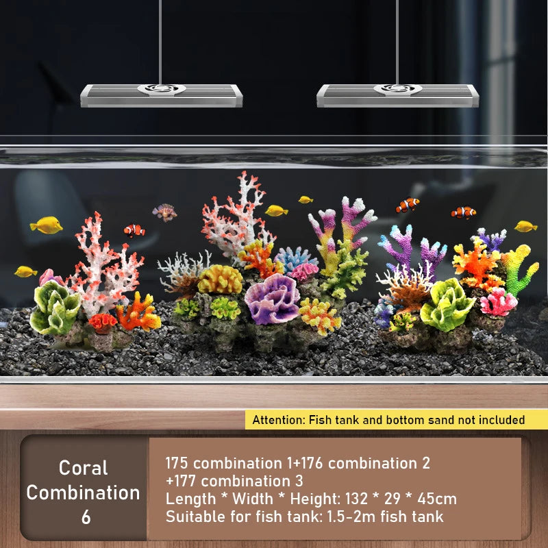 A3 Fake Coral Small Ornament Set Simulation Water Grass rockery Decoration Fish Tank Decoration Shell Water Scenery Package Home