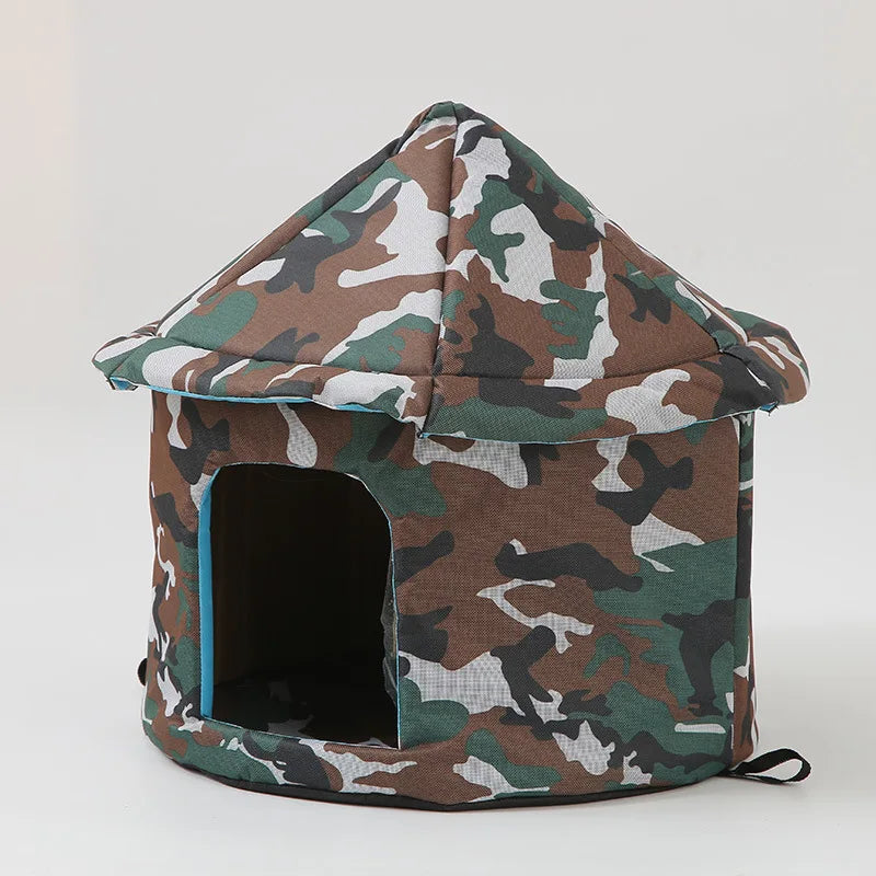 cold cat kennel, dog kennel, oxford cloth, detachable and washable cattery, cat kennel, pet house