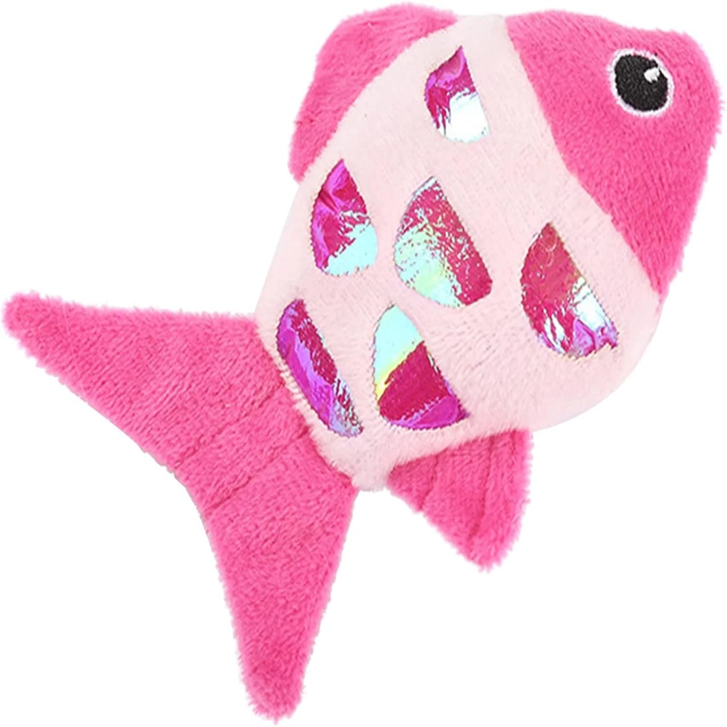 Cat Plush- for Cat Toy Kitten Toy Gift for Cat Cute Fish Teething Chew Toy with Rattle Sound Cat Chewing Toy for Indoor Cats