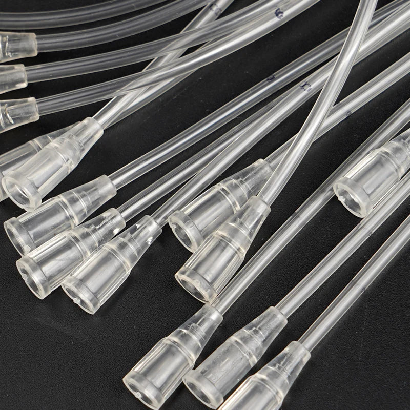 10pcs Pet Feeder Small Animal Cat Dog Pigeon Parrot Birds Feeding Water Needle Tube Liquid Injection Hose Plastic Supplies