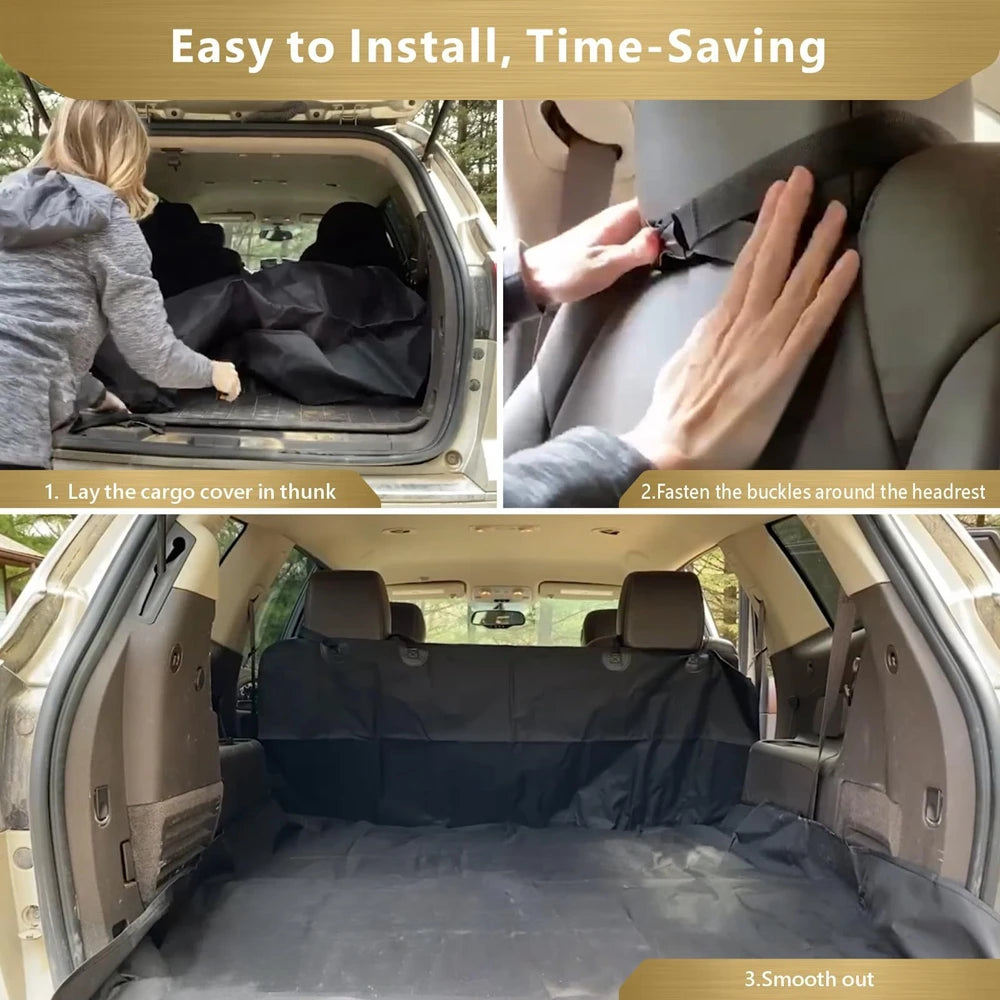 Pet car mat for Dog waterproof and dirt proof cushion trunk car pet mat car dog Pad oxford Cloth car trunk mat universal 135x195