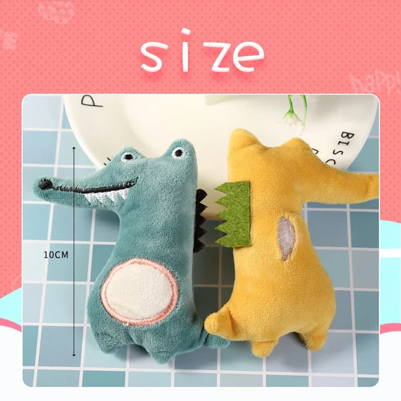 Cartoon Avocado Watermelon Shaped Cute Anti Bite Plush Toy Pet Chewy Cat and Dog Pet Toy Interactive Puppy Accessories
