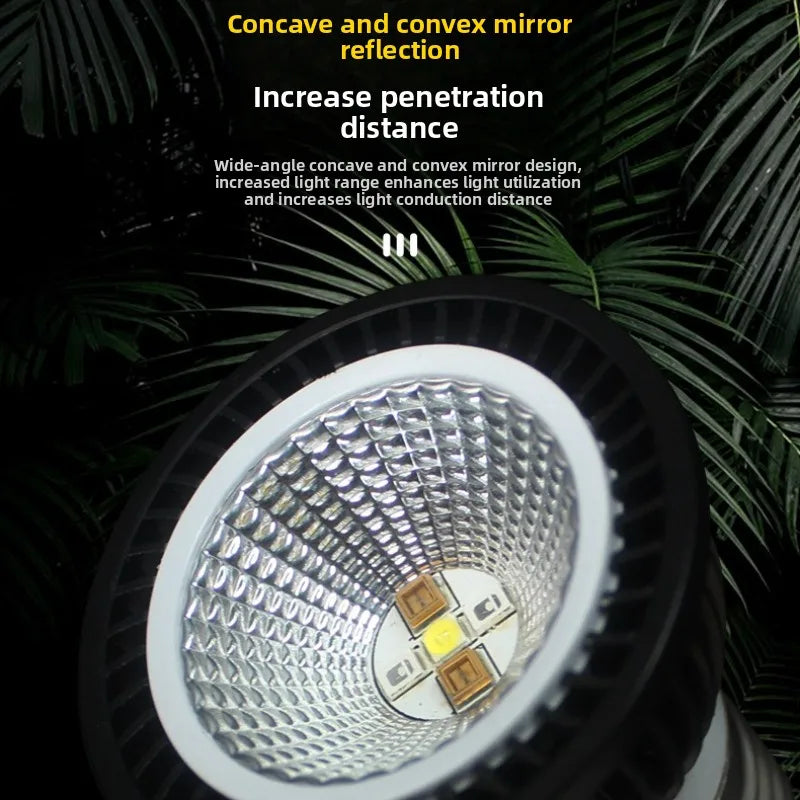 NOMOY Reptile UVB LED Basking Lamp - Full Spectrum Sun Light for Bearded Dragons & Turtles - Vitamin D3 Calcium Absorption Bulb