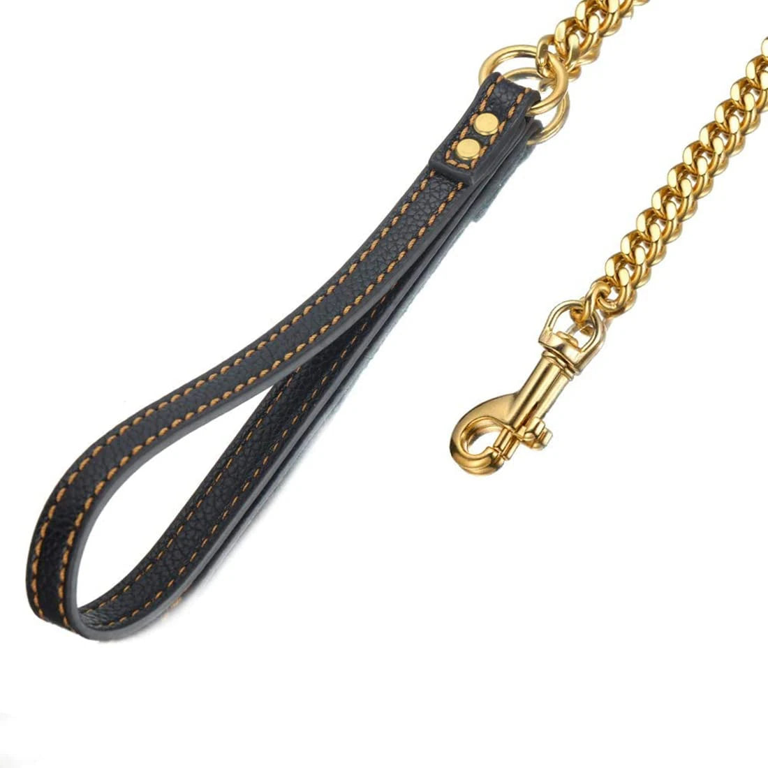 Stainless Chain Collar Large Collar Chain For Metal Dog Dogs Medium Links Link Small Steel Gold Cuban Walking Training