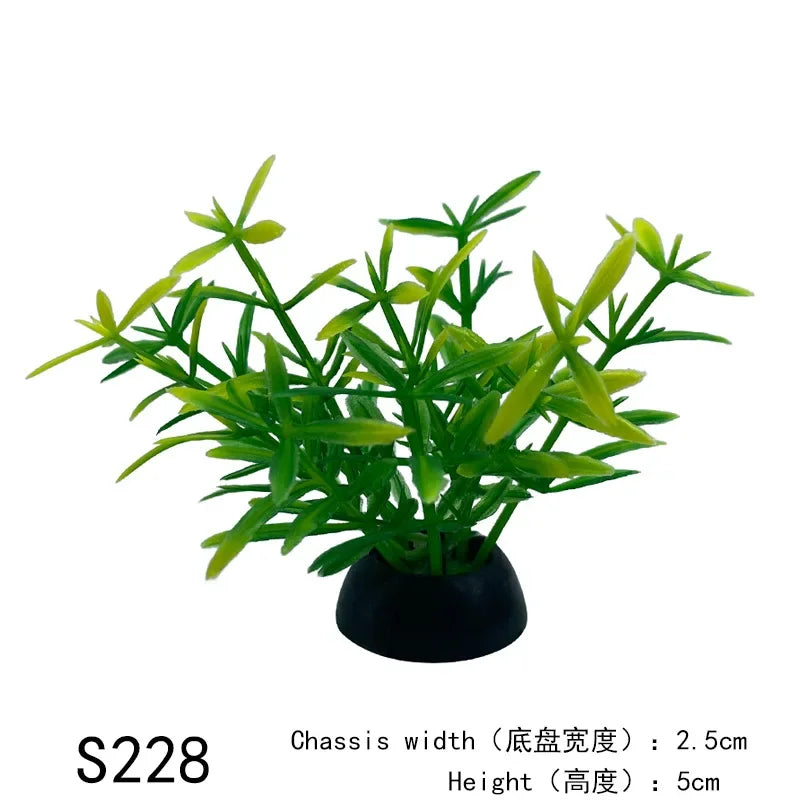Artificial Plants Aquarium Decor Simulation Water Weeds Ornament Plant Fish Tank Landscaping Aquarium Grass Fish Tank Decoration