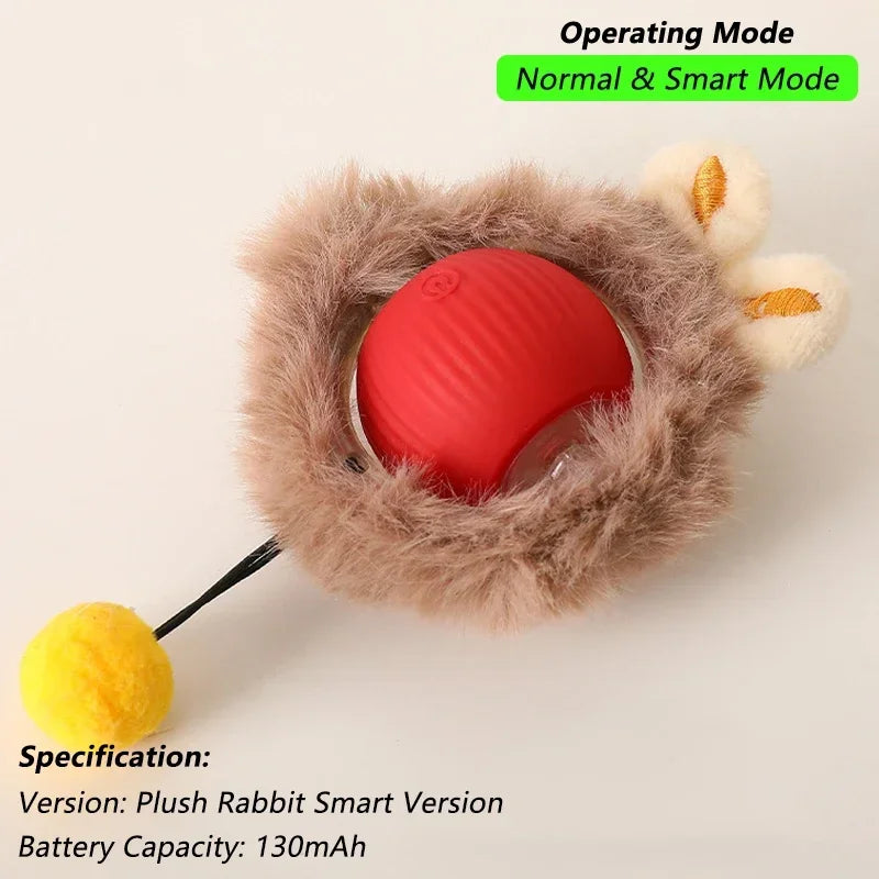 Cat Toys for Kitten Cats Ball Toys Pet Product Cat's Accessories for Home Automatic Electronic Indoor Interactive Cat Pet Toy