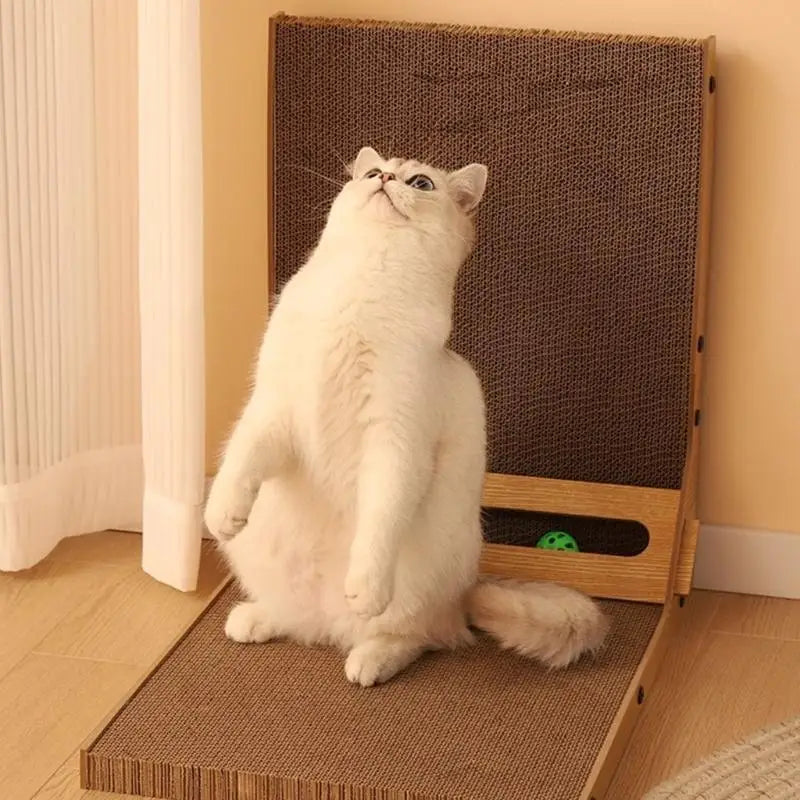D0AD Corner Cats Scratching Post Integrated Scratch Board Durability Scratch Board