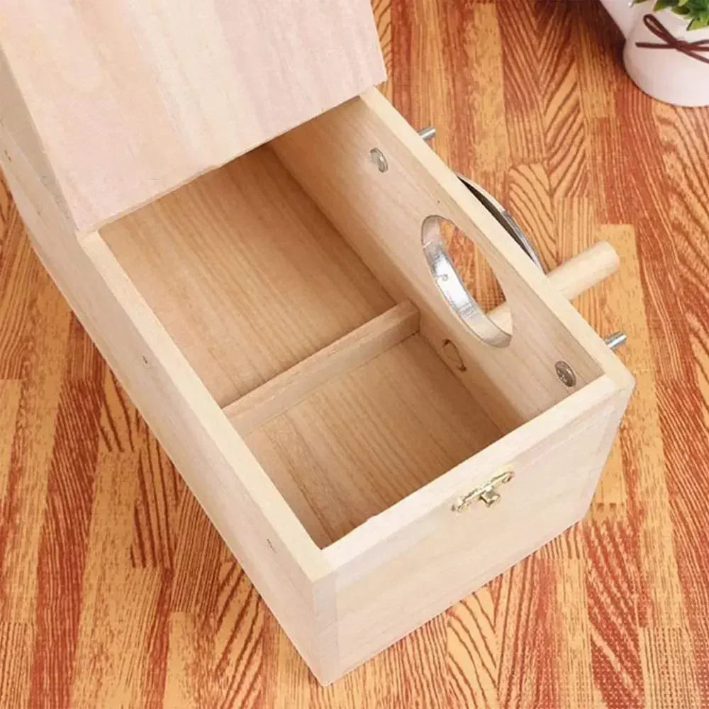 Bird Breeding Box Cage Nest For Parrot Nesting House Wooden Lovebirds Finch Home Tools