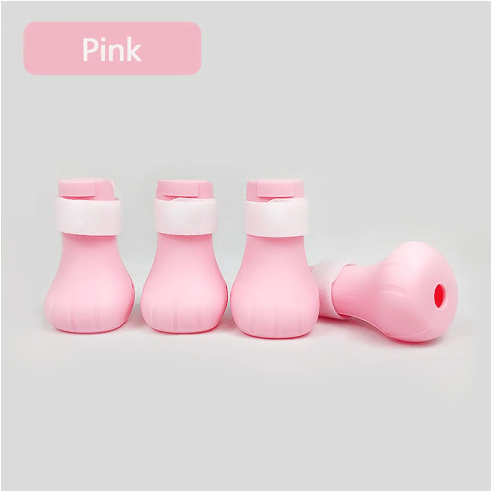 Adjustable Silicone Anti-scratch Cat Foot Shoes for Grooming Bath Washing Claw Cover Socks Cut Nails Protector Pet Grooming Tool