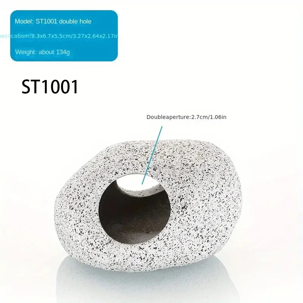Aquarium Cave Fish Tank Decorations, Add a Natural Touch to Your Fish Tank with Decorative Rocks
