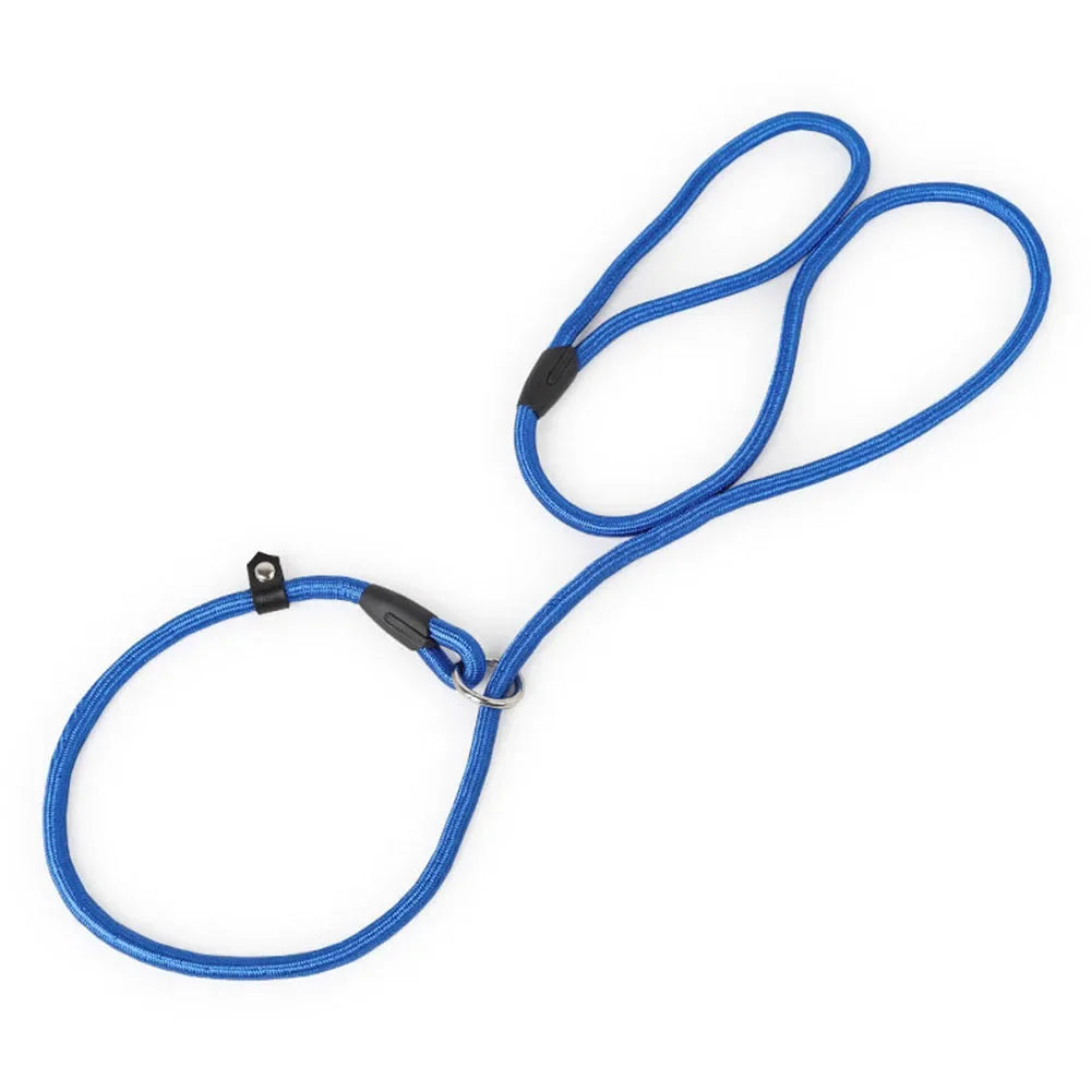Dog Leash Slip Chains Collar Leads Strong Heavy Duty Nylon Rope No Pull Pet Training Leash for Small Dogs Puppy Traction Rope