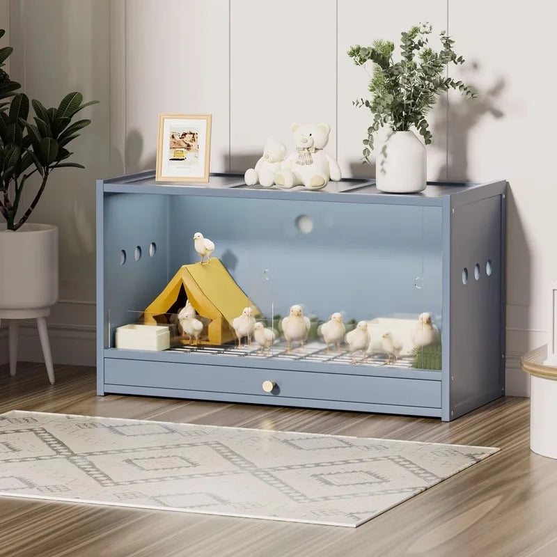 Drawer Type Quail Cage Full Set Pet House with Constant Temperature for Button Quail