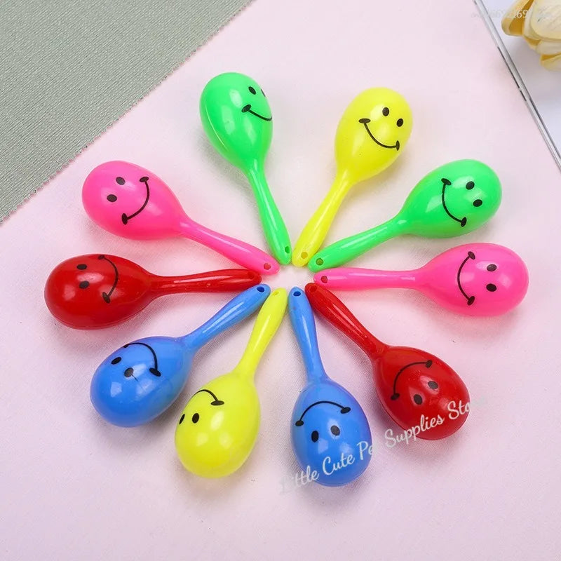 3/5/10pcs Parrot Rattle Sand Hammer Sand Ball Bird Bites Wisdom Interactive Training Toy Pet Accessories Bird Toys Parrot Rattle