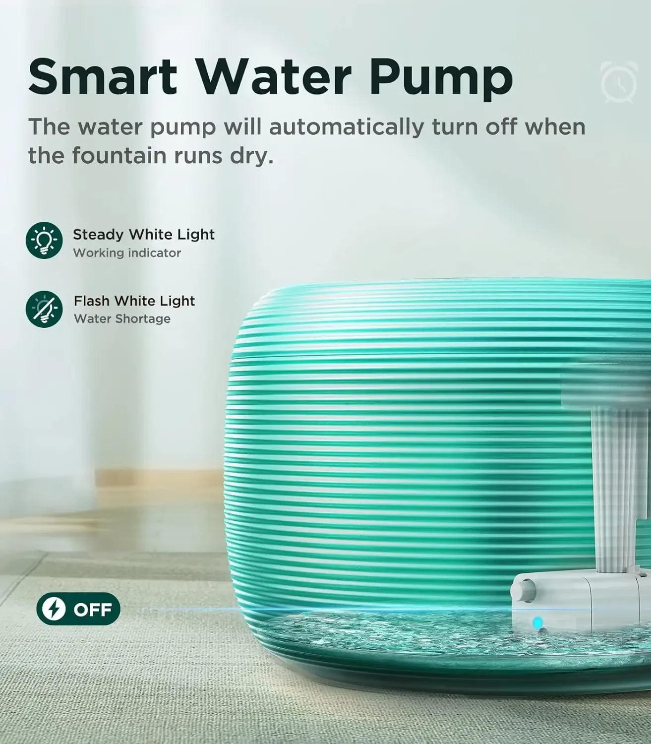 Ultra Quiet Cat Water Fountain Automatic cyclic filtering Pet Drinking Water Cat and dog Constant Temperature WaterBowl with LED