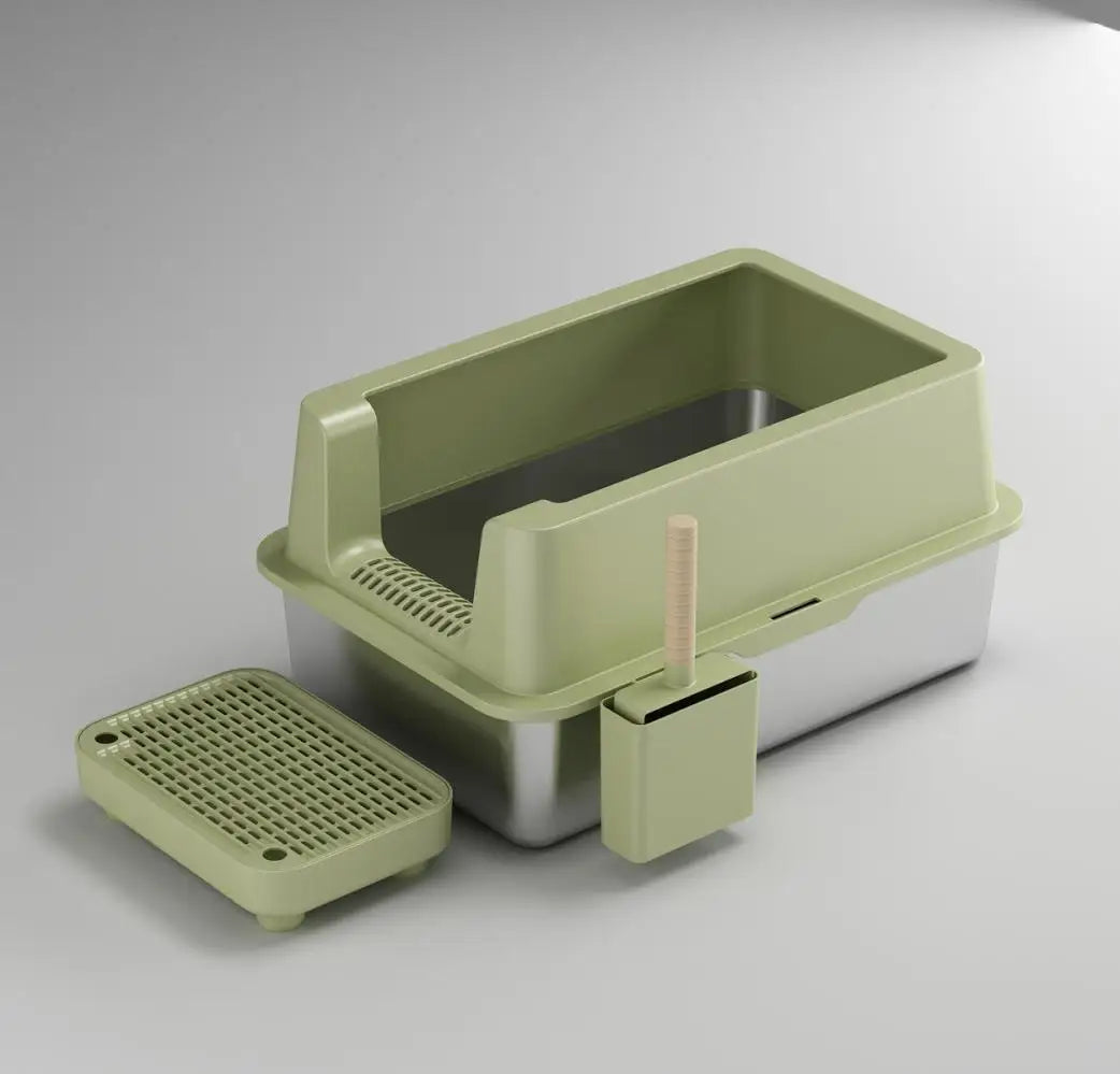 Wholesale of Stainless Steel Cat Litter Pots for Open Cat Products in Cat Toilets