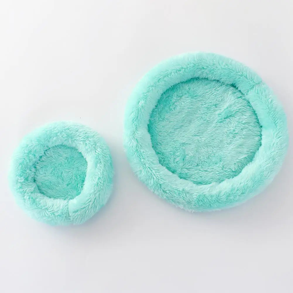 Hamster Bed Circular Hamster Bed Sleep Mat Pad Cute Pet Sofa Hamster Nest  Small Animal Soft Cushion for Hedgehog Squirrel Mice