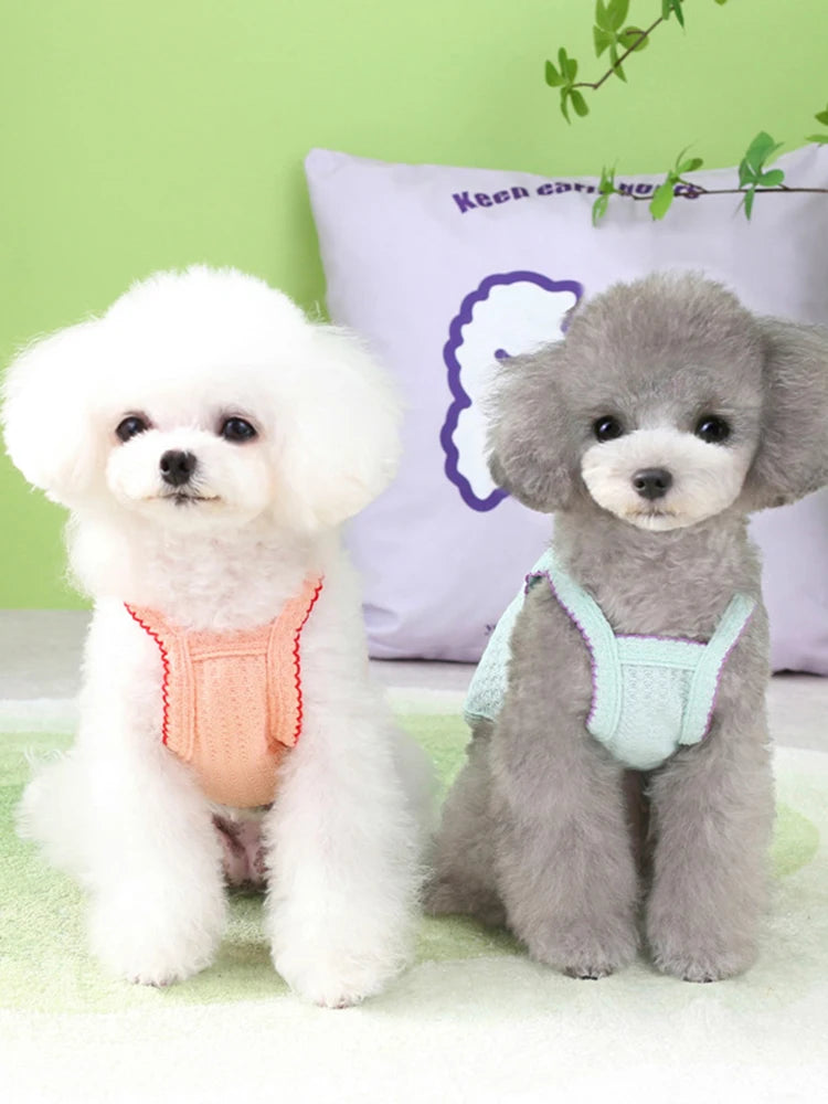 1PC Summer Thin Strap Bichon Bear Teddy Yorkshire Cat Small Dog Pet Dog Clothing Pet Supplies Soft And Breathable