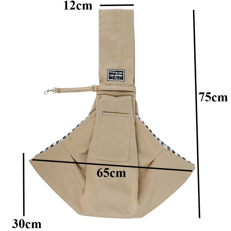 Pet Crossbody Bag For Cats & Dogs Outdoor Travel, Portable Cat Dog Carrier Bag Pet Supplies